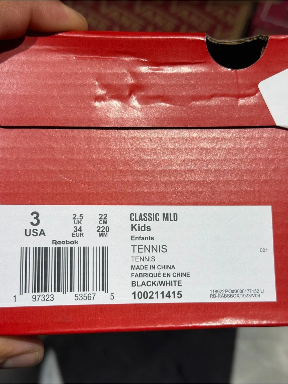 Reebok men slip